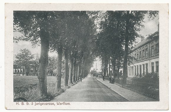 H. B. S. 5 jarigecursus, Warffum, Ophalen of Verzenden, 1920 tot 1940, Ongelopen, Groningen