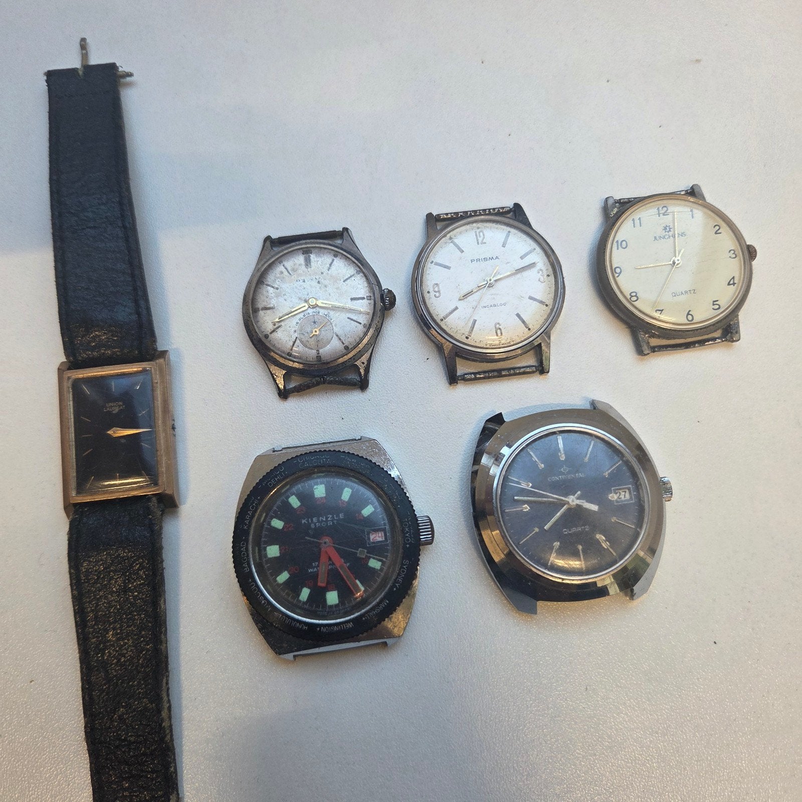 Vintage uurwerken, Sieraden, Tassen en Uiterlijk, Overige materialen, Polshorloge, Onbekend, Ophalen