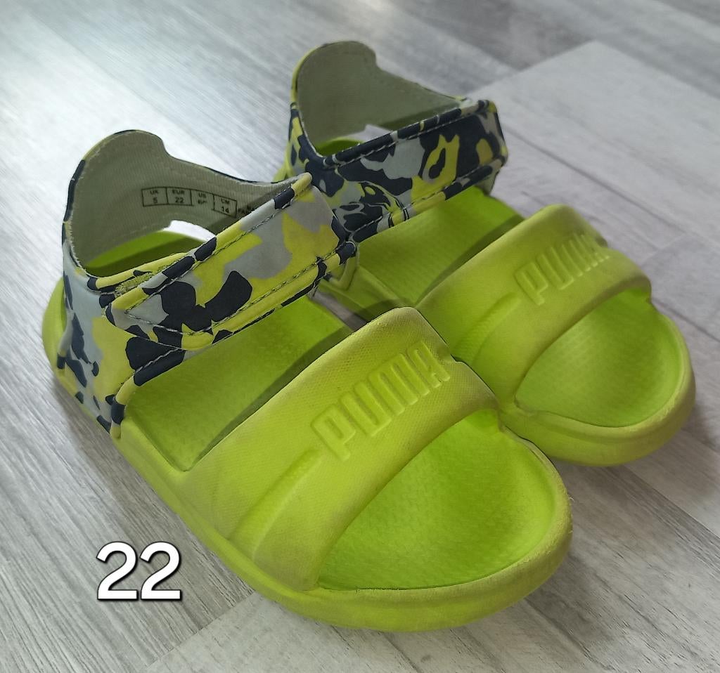 Puma Sandalen maat 22, Kinderen en Baby's, Babykleding | Schoentjes en Sokjes, Ophalen, Gebruikt, Jongetje of Meisje, Puma