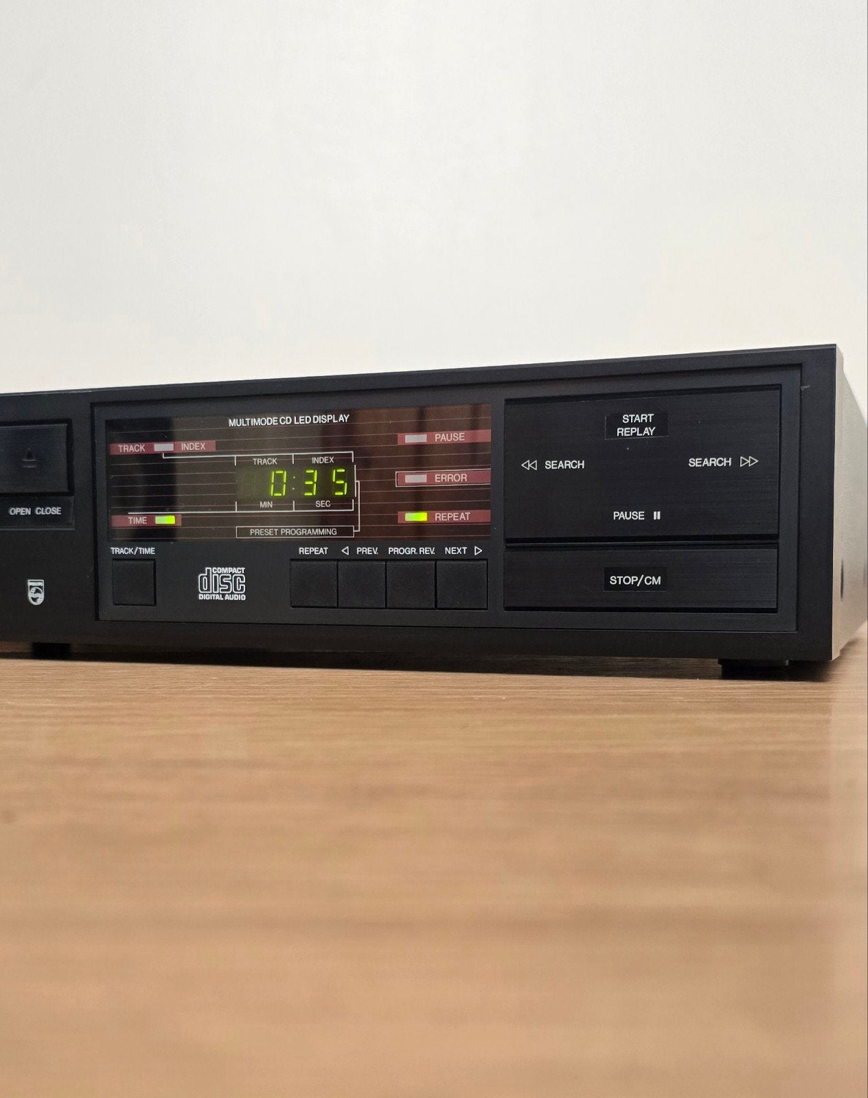 Philips CD351 CD-speler - Vintage Hifi Audio