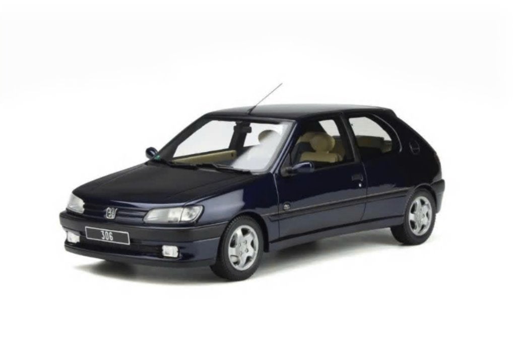 Peugeot 306 Eden Park BLAUW 1995 OTTO MOBILE 1/18 ref. OT385, Hobby en Vrije tijd, Modelauto's | 1:18, Ophalen of Verzenden, Nieuw