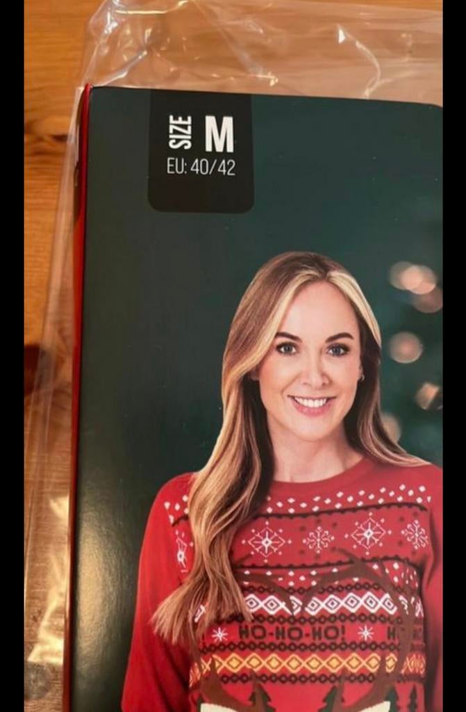 Kerst trui rood medium nieuw, Ophalen of Verzenden, Nieuw, Maat 38/40 (M), Rood