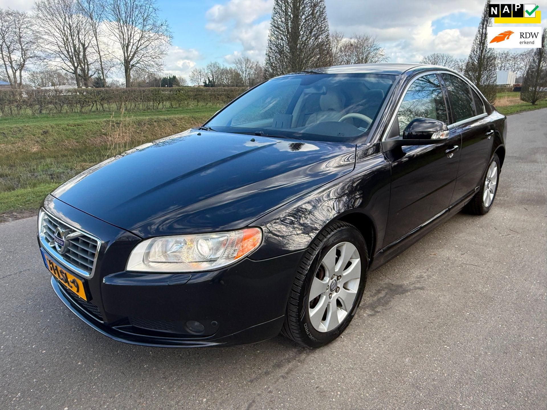 Volvo S80 2.0 T Limited Edition, Auto's, Euro 5, 4 cilinders, Automatische klimaatregeling, Zwart