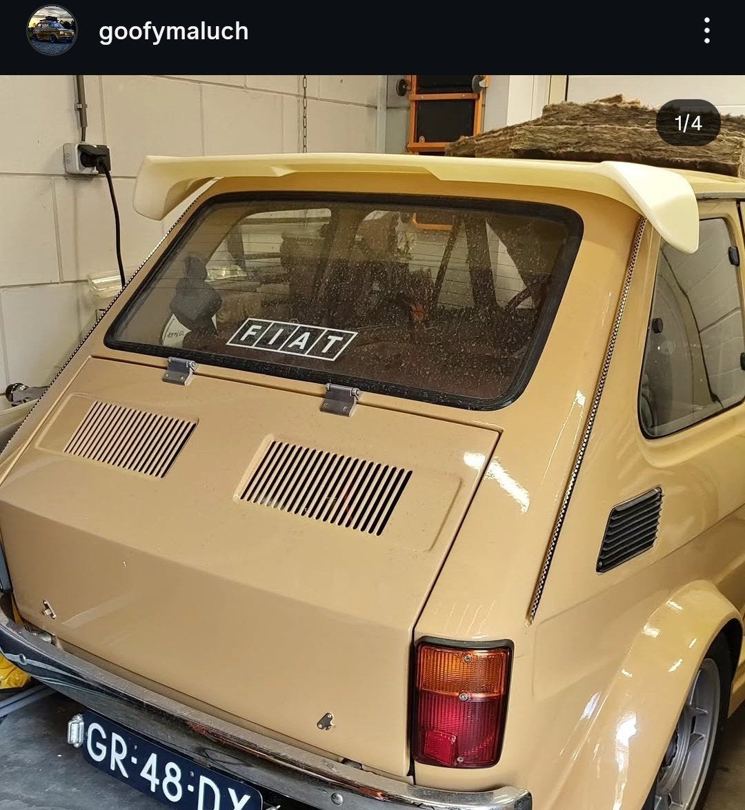 stickers Fiat oldtimer, Voor, Nieuw, Ophalen of Verzenden, Bumper