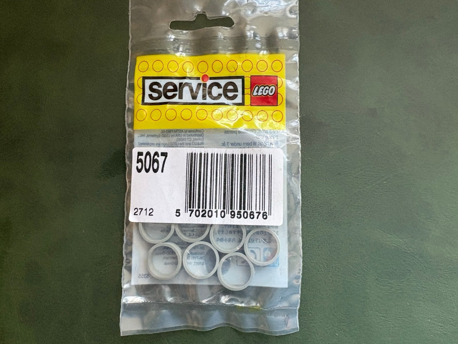 Lego service set 5067 12v trein wielen nieuw sealed, Lego, Lego, Verzenden, Zo goed als nieuw