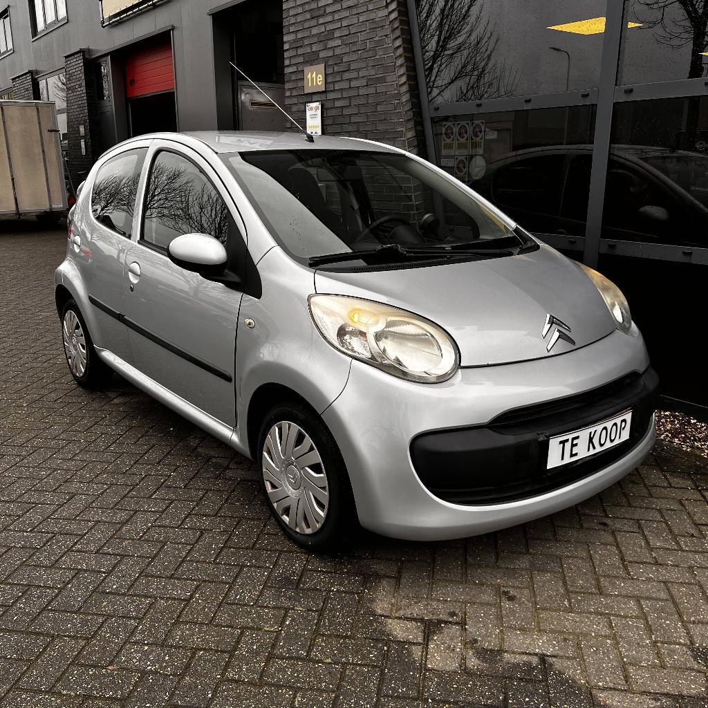 Citroën C1 | Airco | nw koppeling + onderhoud | goede staat, Voorwielaandrijving, Stof, Zwart, 4 stoelen