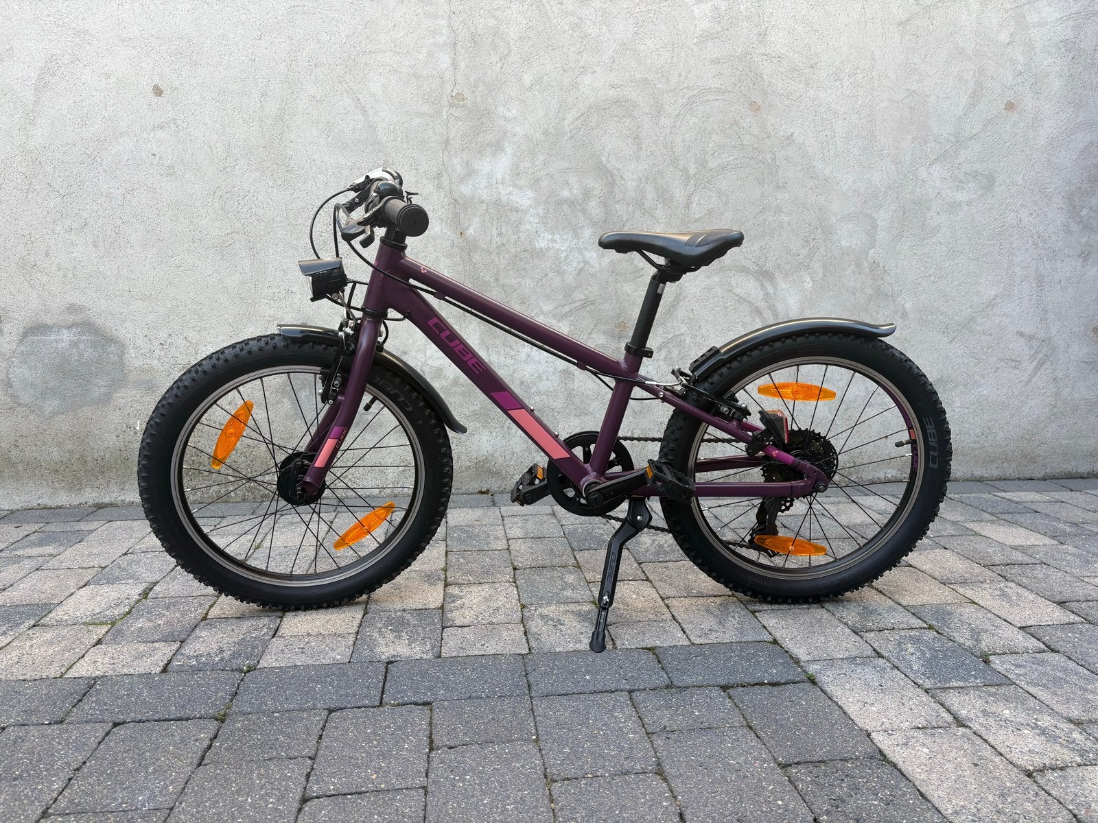Cube Acid Race 200 kinder mountainbike - Paars, Ophalen, Gebruikt, Velgrem, 20 inch of meer
