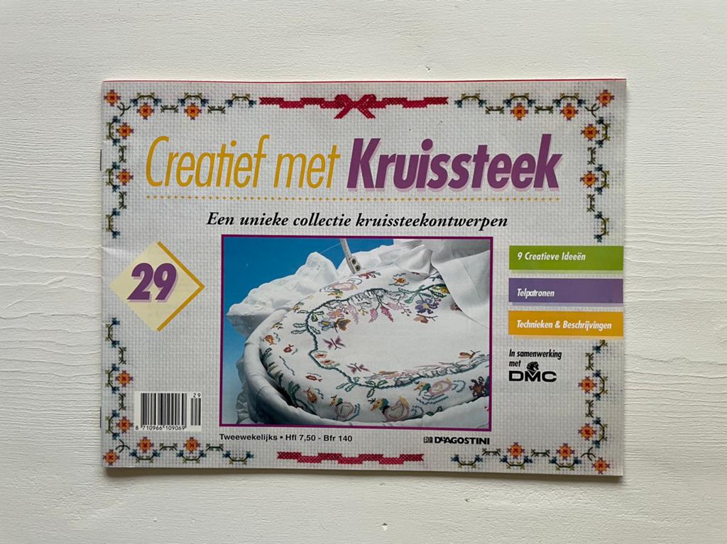 C Creatief met Kruissteek nr 29 / Borduren / Borduurboekje, Ophalen of Verzenden, Zo goed als nieuw, Overige onderwerpen
