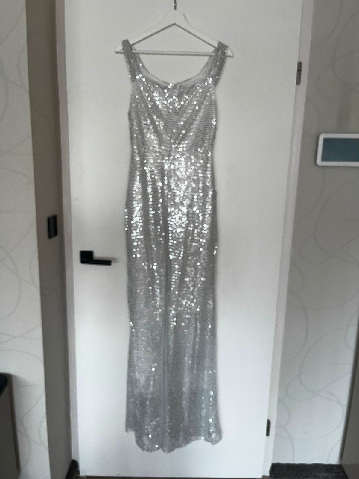 Lange Nieuwe Ongedragen Gala Glitter Jurk Maat S, Ophalen of Verzenden