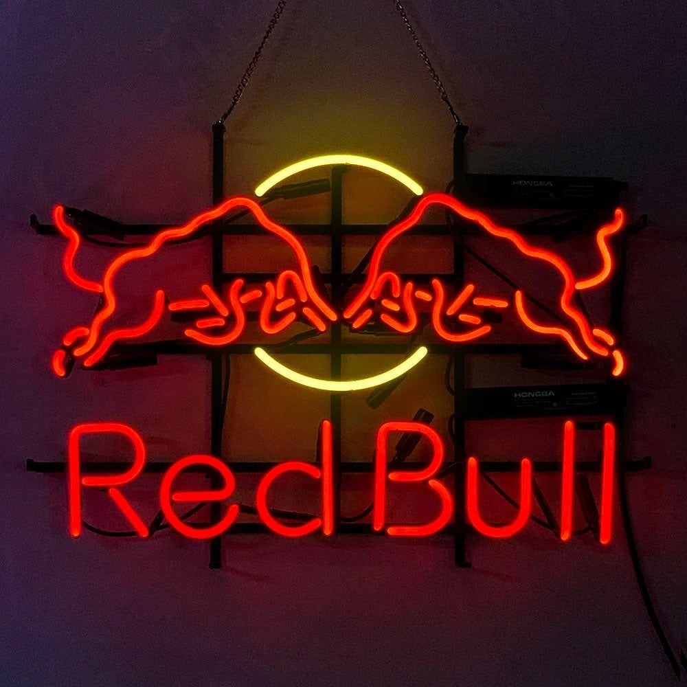 Red Bull neon lichtreclame / lamp, Ophalen of Verzenden, Nieuw, Lichtbak of (neon) lamp