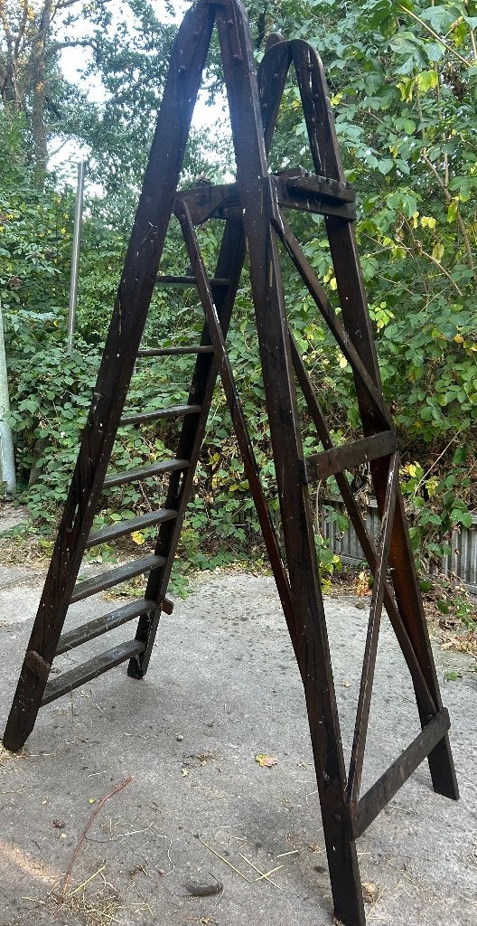 Ouderwetse trap, Doe-het-zelf en Verbouw, Ladders en Trappen, Ophalen, Gebruikt, Trap, Minder dan 2 meter