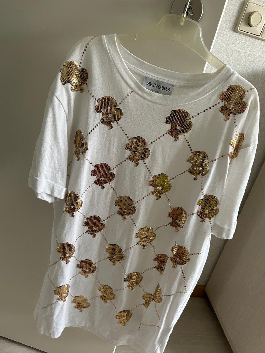 Wit Reinders shirt maat S, Kleding | Dames, Reinders, Wit, Ophalen of Verzenden, Zo goed als nieuw