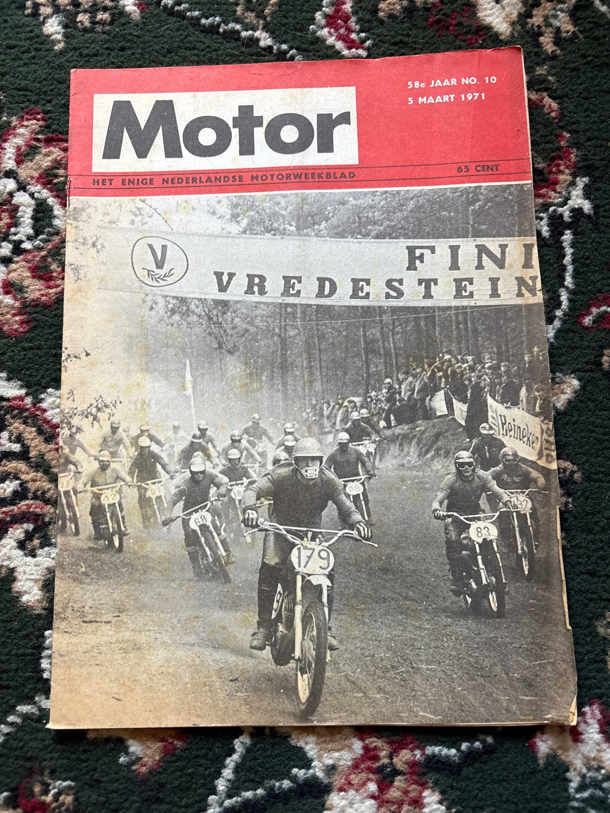 Motorweekblad Motor - 5 maart 1971 - Vredestein Fini, Ophalen of Verzenden, Gelezen, Algemeen