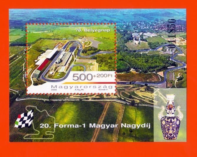 Hongarije, Sport, Formule-1, Mi. blok 302 postfris, Verzenden, Postfris