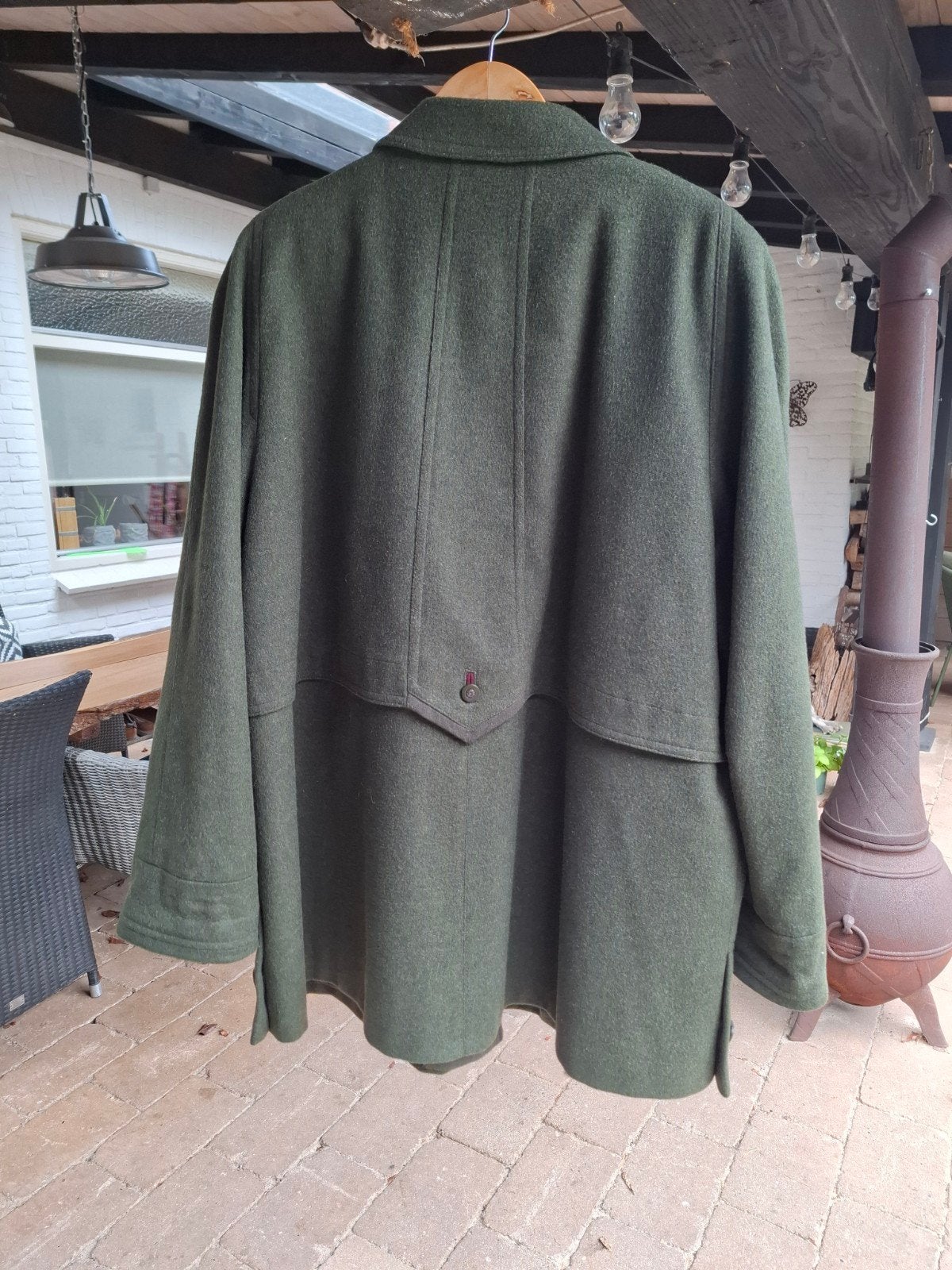 Mooie loden jagersjas dames, maat 50/52, prima staat, Baronia von Gallas, Maat 46/48 (XL) of groter, Ophalen of Verzenden, Zo goed als nieuw