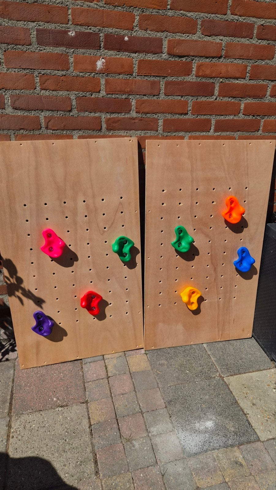Handgemaakte klimwand voor IKEA KURA-bed, Ophalen