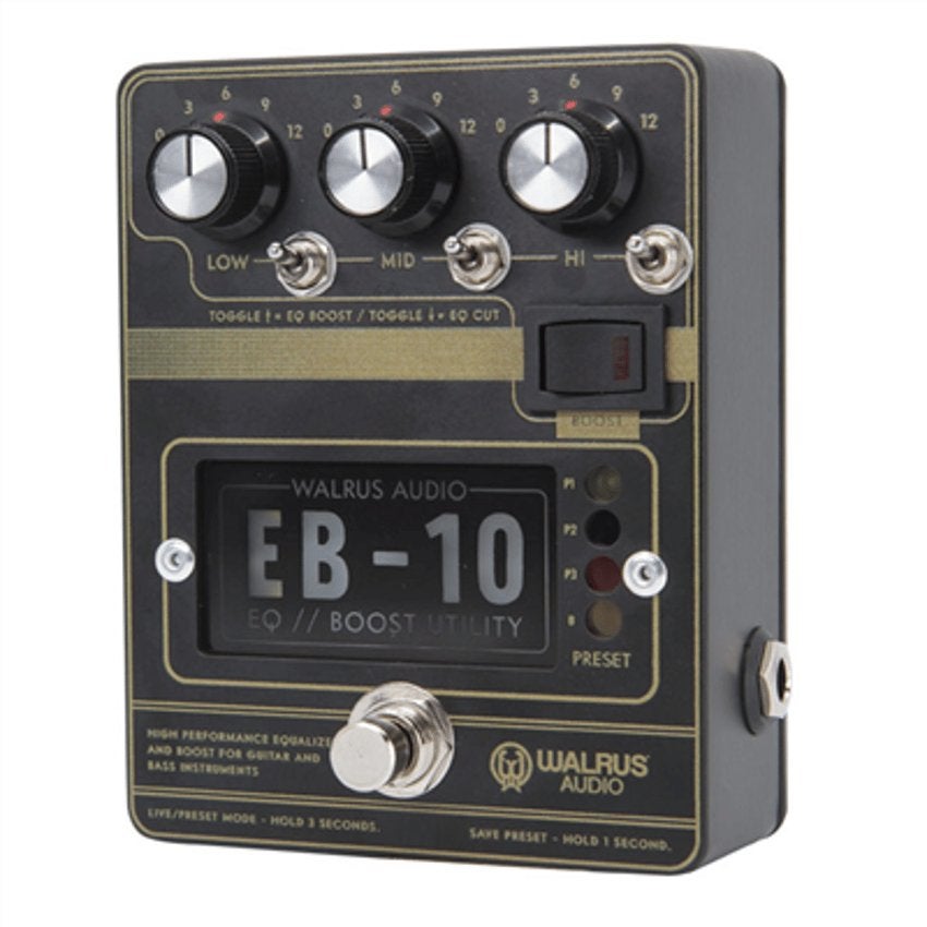 Walrus Audio EB-10 Black Preamp / EQ / Boost effectpedaal, ., Nieuw, Ophalen of Verzenden, .