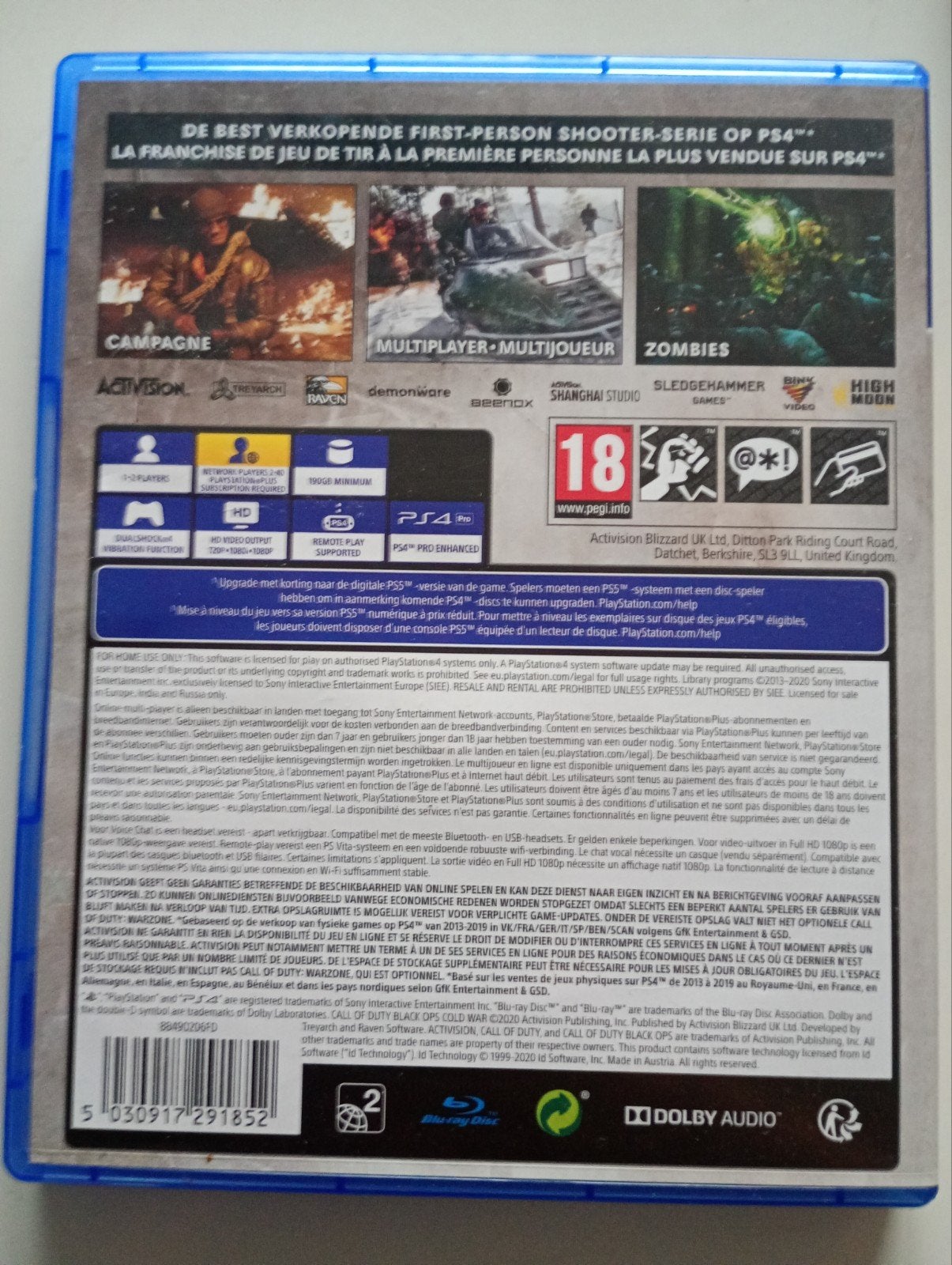 Call of Duty: Black Ops Cold War, Online, Vanaf 18 jaar, Overige genres, 1 speler