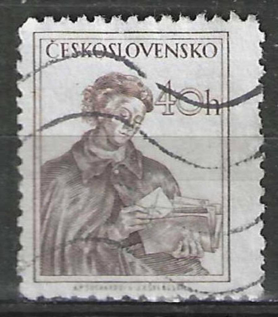 Tsjechoslowakije 1954 - Yvert 755A - Arbeiders (ST), Postzegels en Munten, Postzegels | Europa | Overig, Verzenden, Overige landen