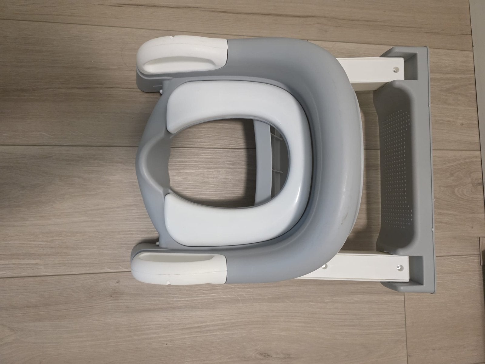 WC opstapje kind - Grijs/Wit, Ophalen, Zo goed als nieuw