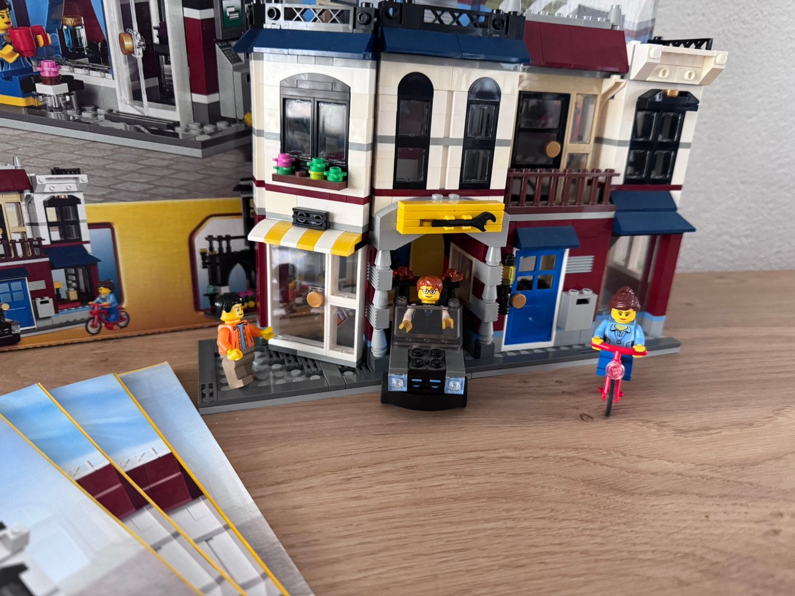 Lego fietsenwinkel,cafe, Ophalen of Verzenden, Zo goed als nieuw