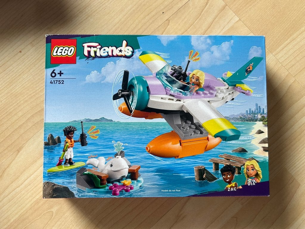 Lego 41752 Reddingsvliegtuig op zee, Nieuw, Friends, Ophalen of Verzenden, Complete set