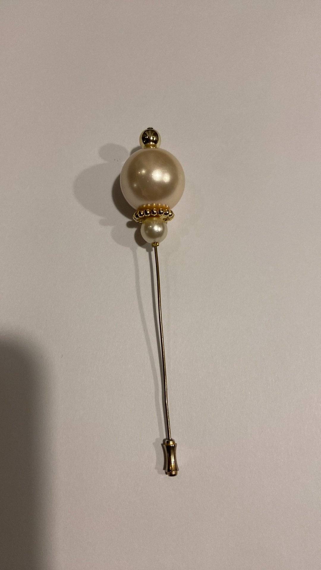 Hoedenspeld vintage 12 cm, Antiek en Kunst, Curiosa en Brocante, Ophalen of Verzenden