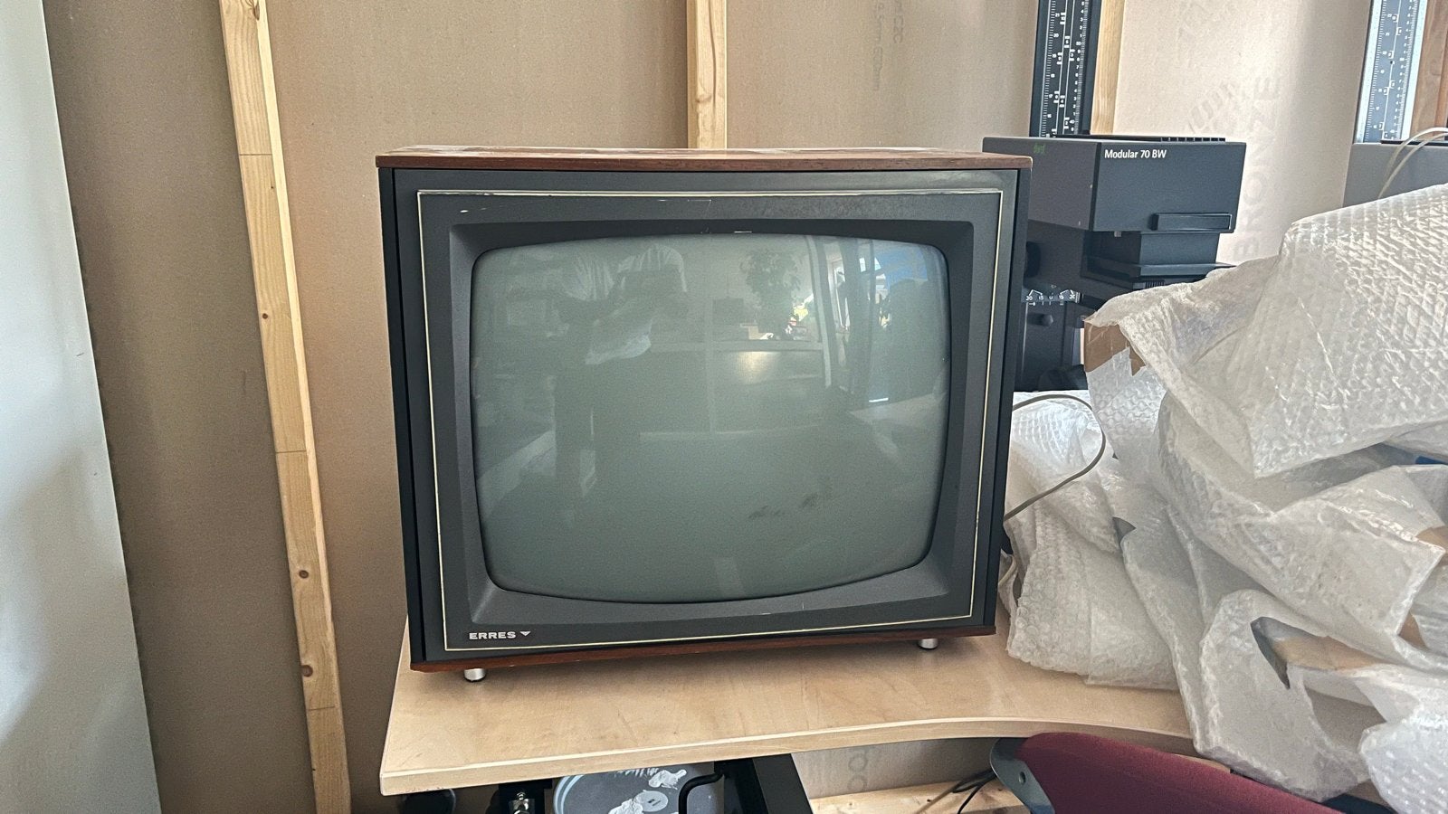 Vintage Erres TV - Zwart-wit televisie, Ophalen, Gebruikt, Minder dan 40 cm, Overige merken