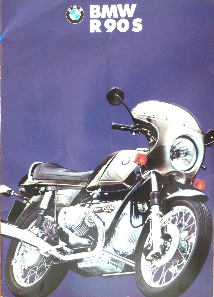 Folder BMW R90 S 02/ 1974, Motoren, Ophalen of Verzenden, BMW
