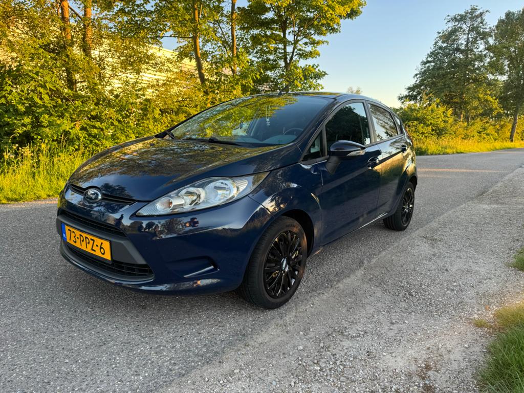 Ford Fiësta 1.25 44KW 5DR 2011 Blauw, Auto's, Ford, Voorwielaandrijving, 40 €/maand, 1242 cc, 4 cilinders