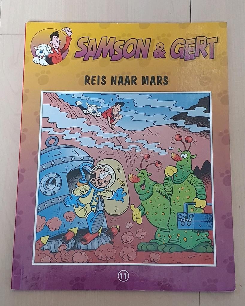 Te koop: Samson & Gert - Reis naar Mars stripboek, Eén stripboek, Ophalen of Verzenden, Gelezen
