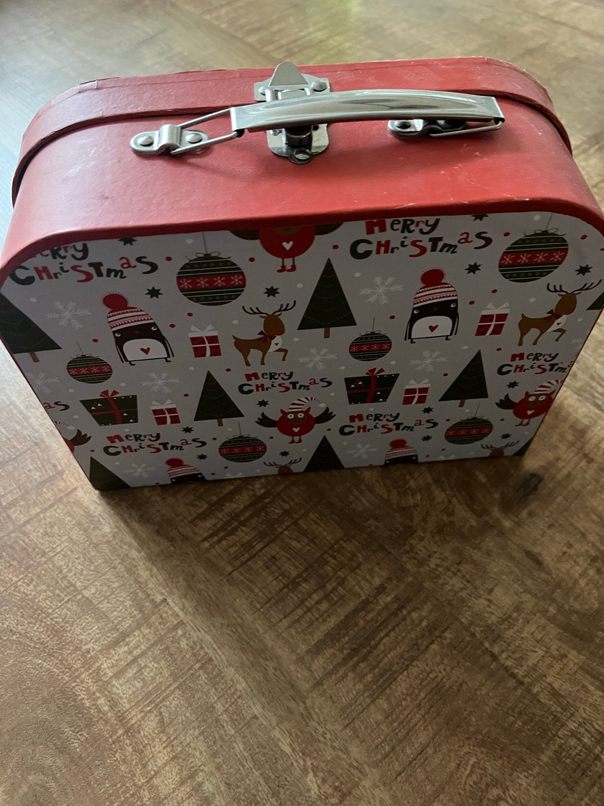Koffertje met kerstprint voor kinderen, Ophalen of Verzenden, Zo goed als nieuw