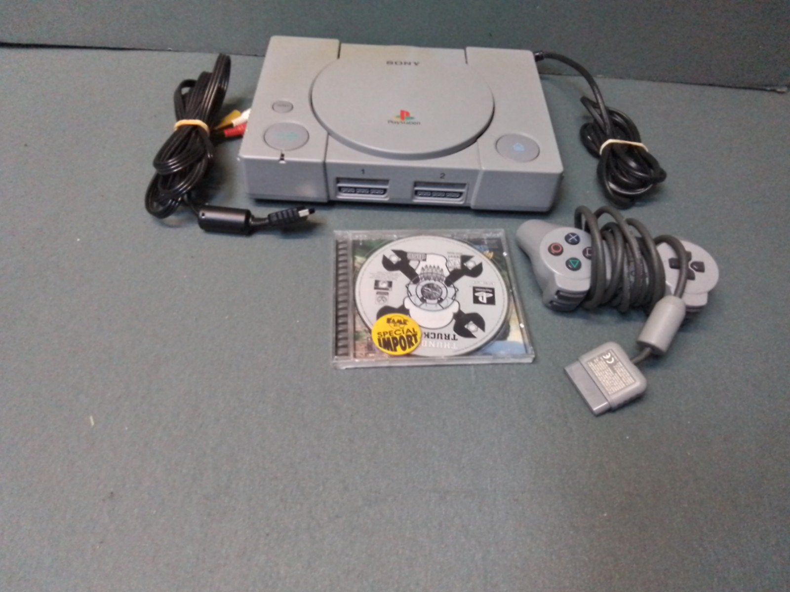 Sony PlayStation 1 (PS1) met controller en game, Ophalen of Verzenden, Gebruikt, Met 1 controller, Met games