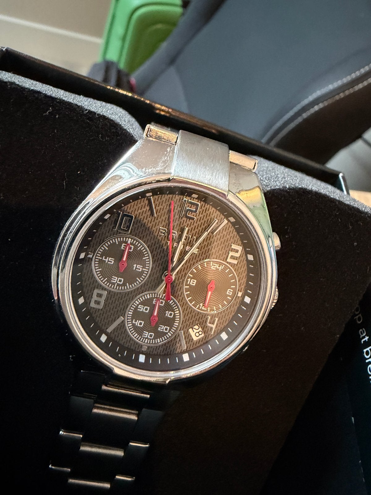 Breil Tribe Herenhorloge - Zo goed als nieuw, Overige merken, Staal, Polshorloge, Ophalen of Verzenden