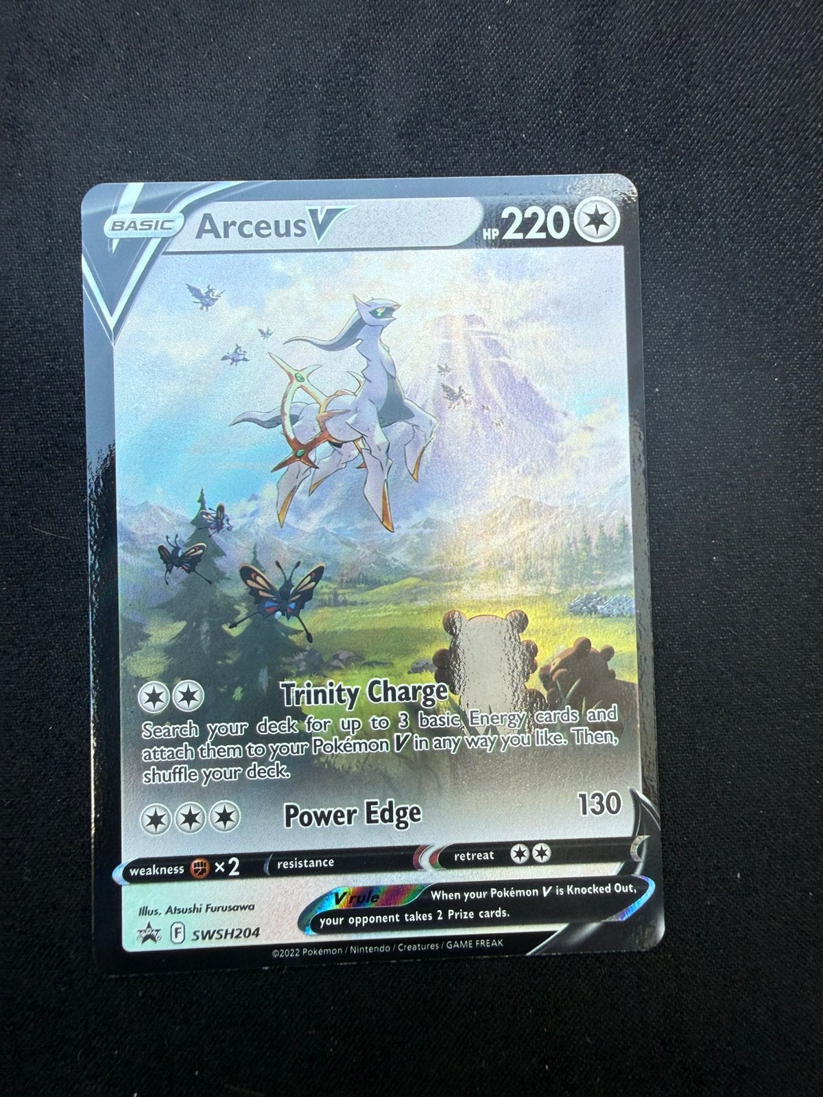 Arceus V (SWSH 204), Ophalen of Verzenden, Zo goed als nieuw