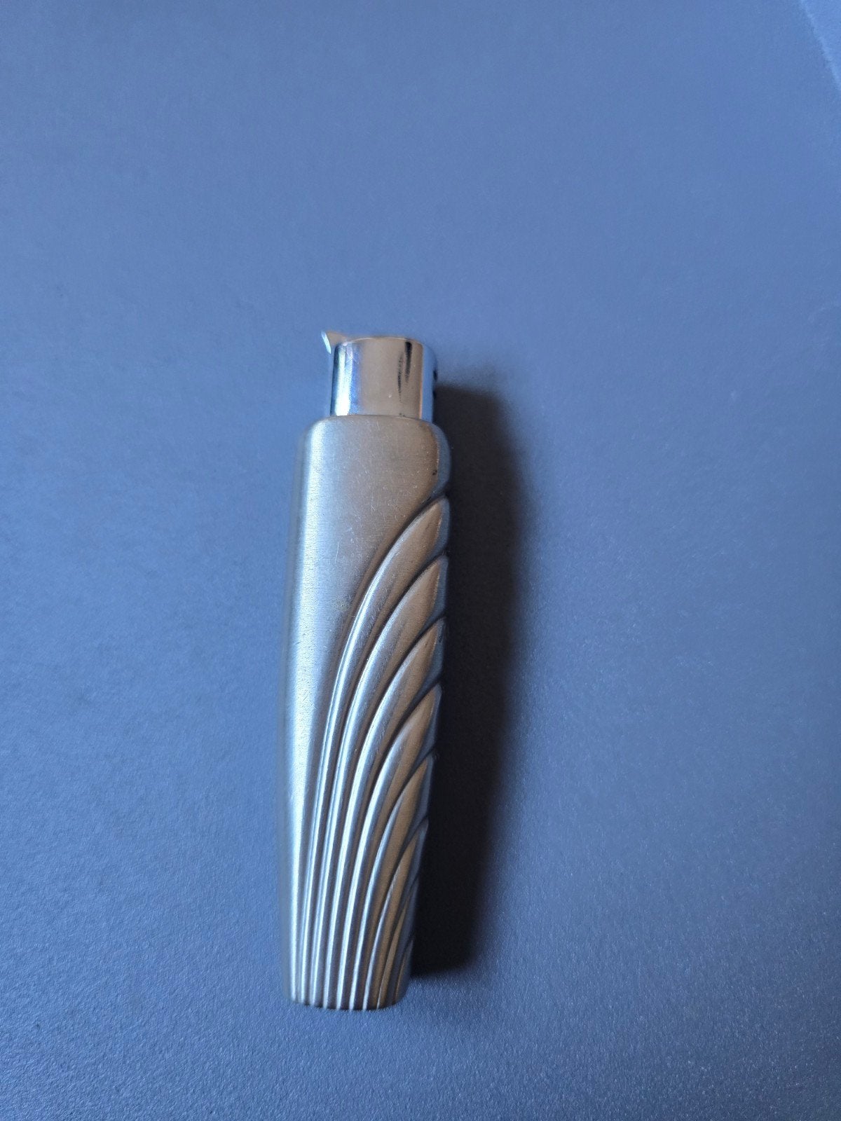 Vintage Zilverkleurige Gasaansteker - Retro Design, Ophalen of Verzenden
