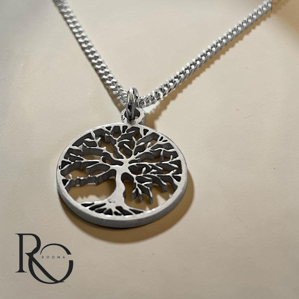 Tree of Life hanger 925 zilver met ketting – levensboom, Verzenden, Nieuw, Zilver, Zilver