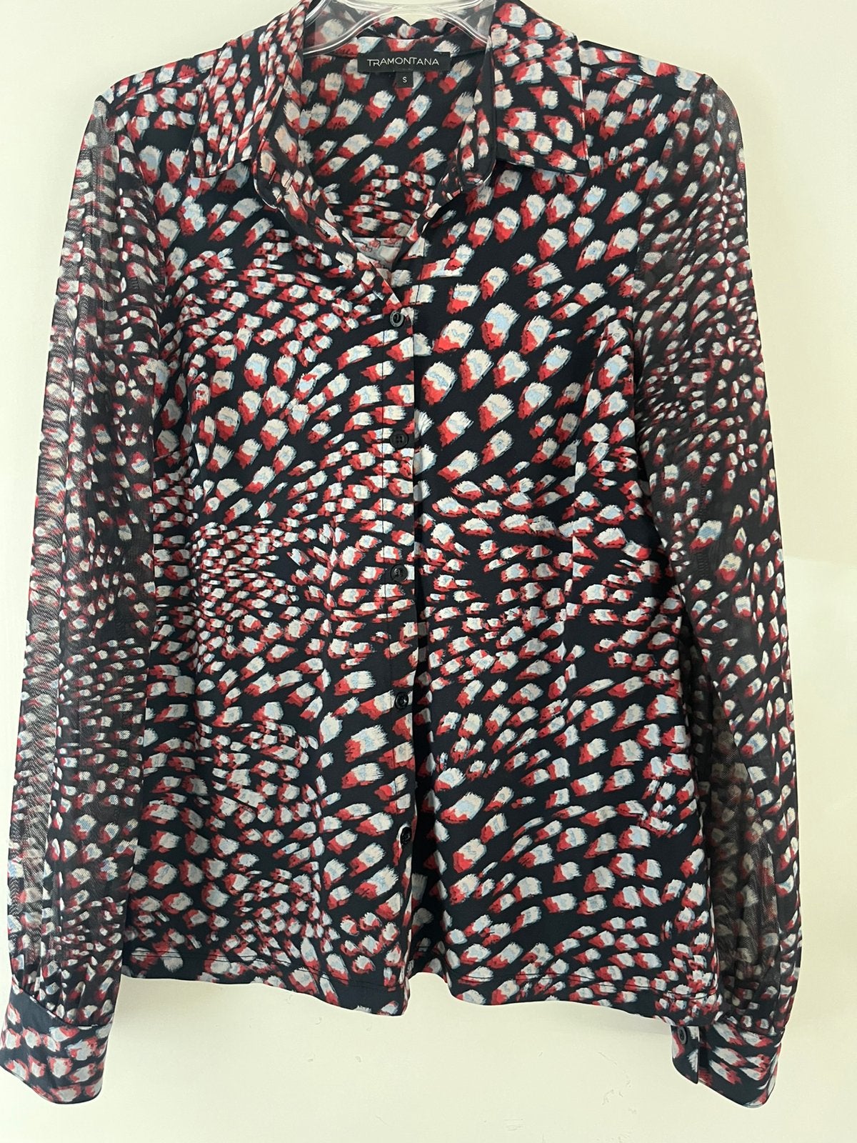 Blouse tramontana, Kleding | Dames, Ophalen of Verzenden, Zo goed als nieuw, Maat 38/40 (M), Zwart
