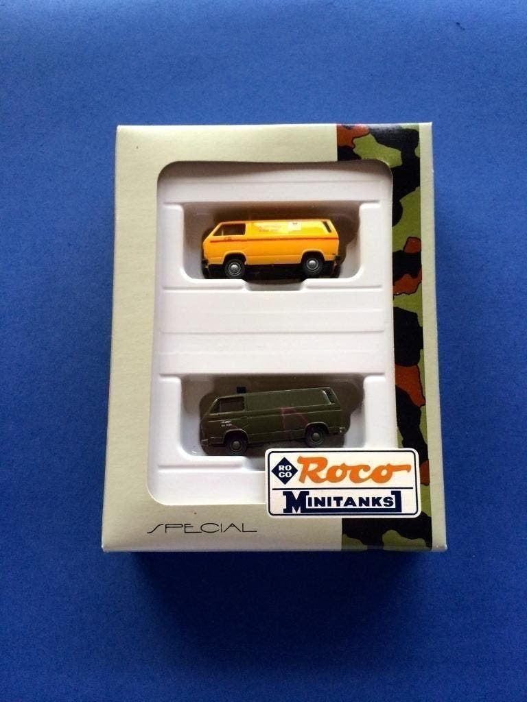 roco MiniTanks 810 VW T3 US Army fire dept. set 1/87 h0, Ophalen of Verzenden, Nieuw, Bus of Vrachtwagen, Rietze
