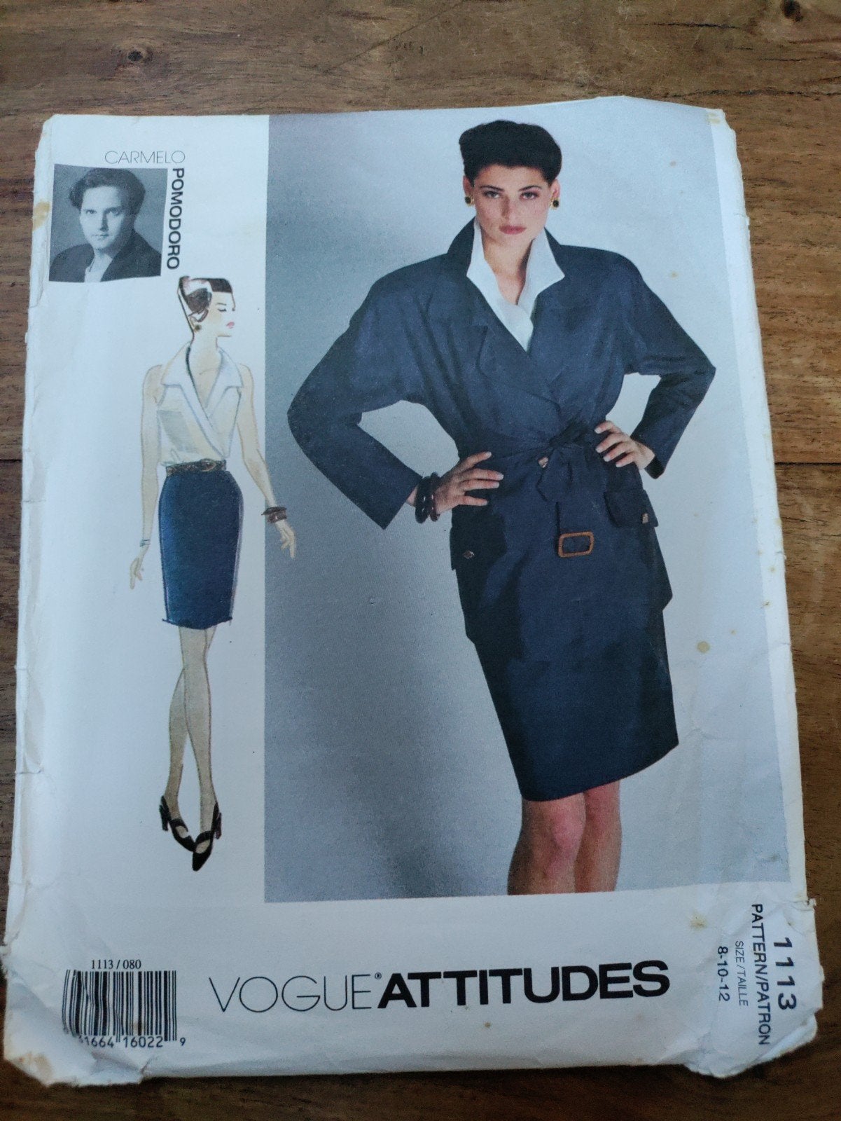 Vogue Attitudes Naaipatroon 1113 - Jas & Rok, Hobby en Vrije tijd, Overige merken, Vrouw, Ophalen of Verzenden, Overige typen