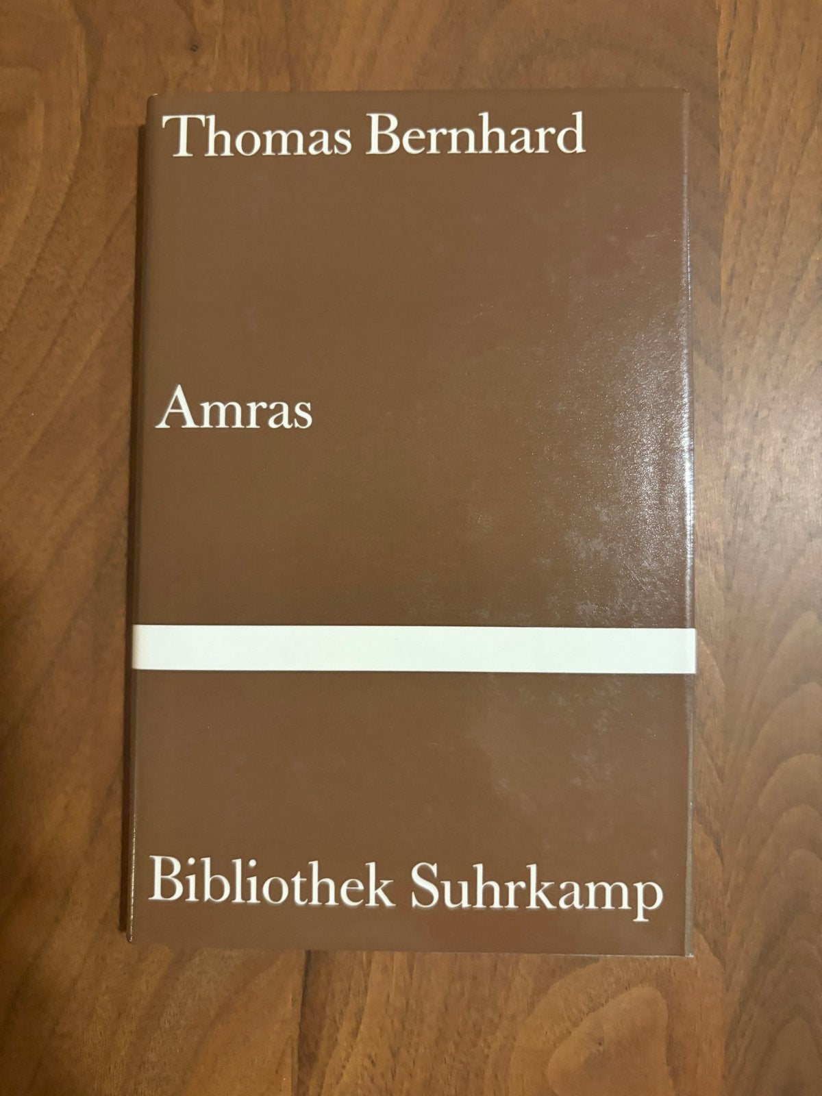 Thomas Bernhard - Amras (Bibliothek Suhrkamp), Ophalen of Verzenden, Zo goed als nieuw, Europa overig