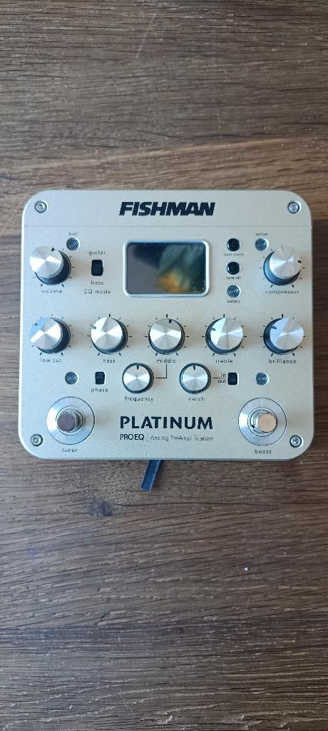 Fishman platinum pro EQ, Muziek en Instrumenten, Effecten, Zo goed als nieuw, Volume, Overige typen, Equalizer, Compressor, Multi-effect