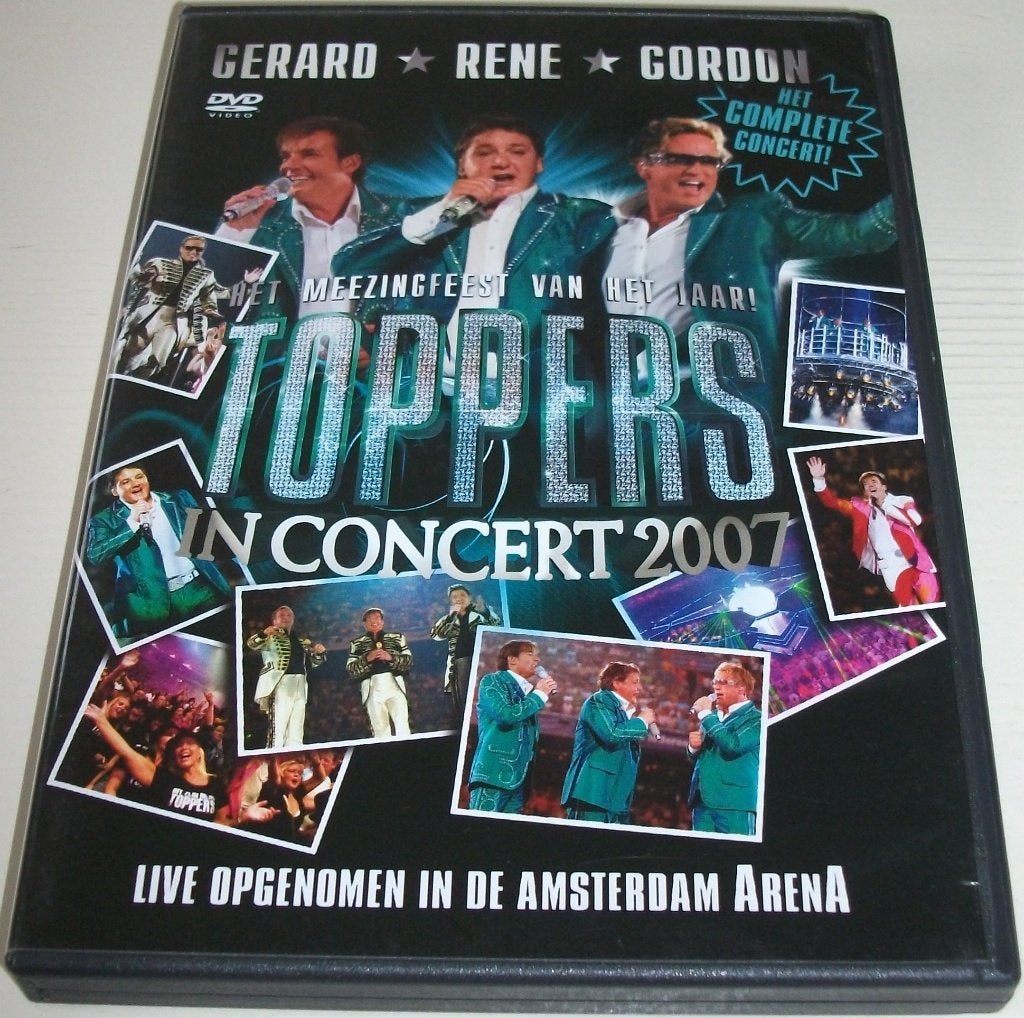 Dvd *** TOPPERS IN CONCERT 2007 *** 2-Disc Live in Amsterdam, Cd's en Dvd's, Alle leeftijden, Ophalen of Verzenden, Zo goed als nieuw