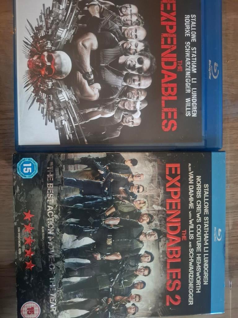 The expendables 1 en 2 blu-ray, Cd's en Dvd's, Blu-ray, Ophalen of Verzenden, Zo goed als nieuw