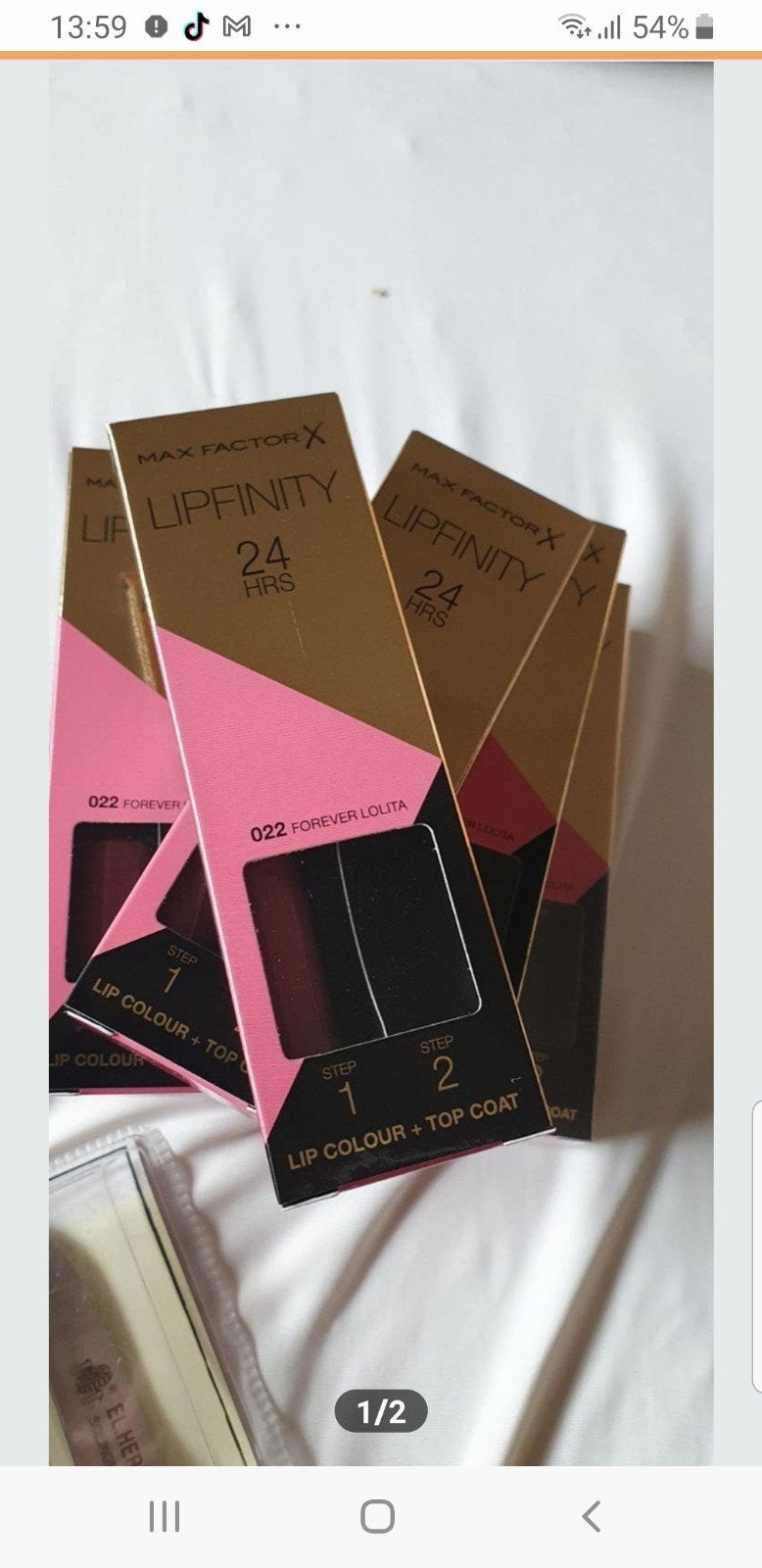 10 stuks maxfactor lipfinity zonder topcoat nr 022, Verzenden, Nieuw, Overige kleuren, Handen en Nagels