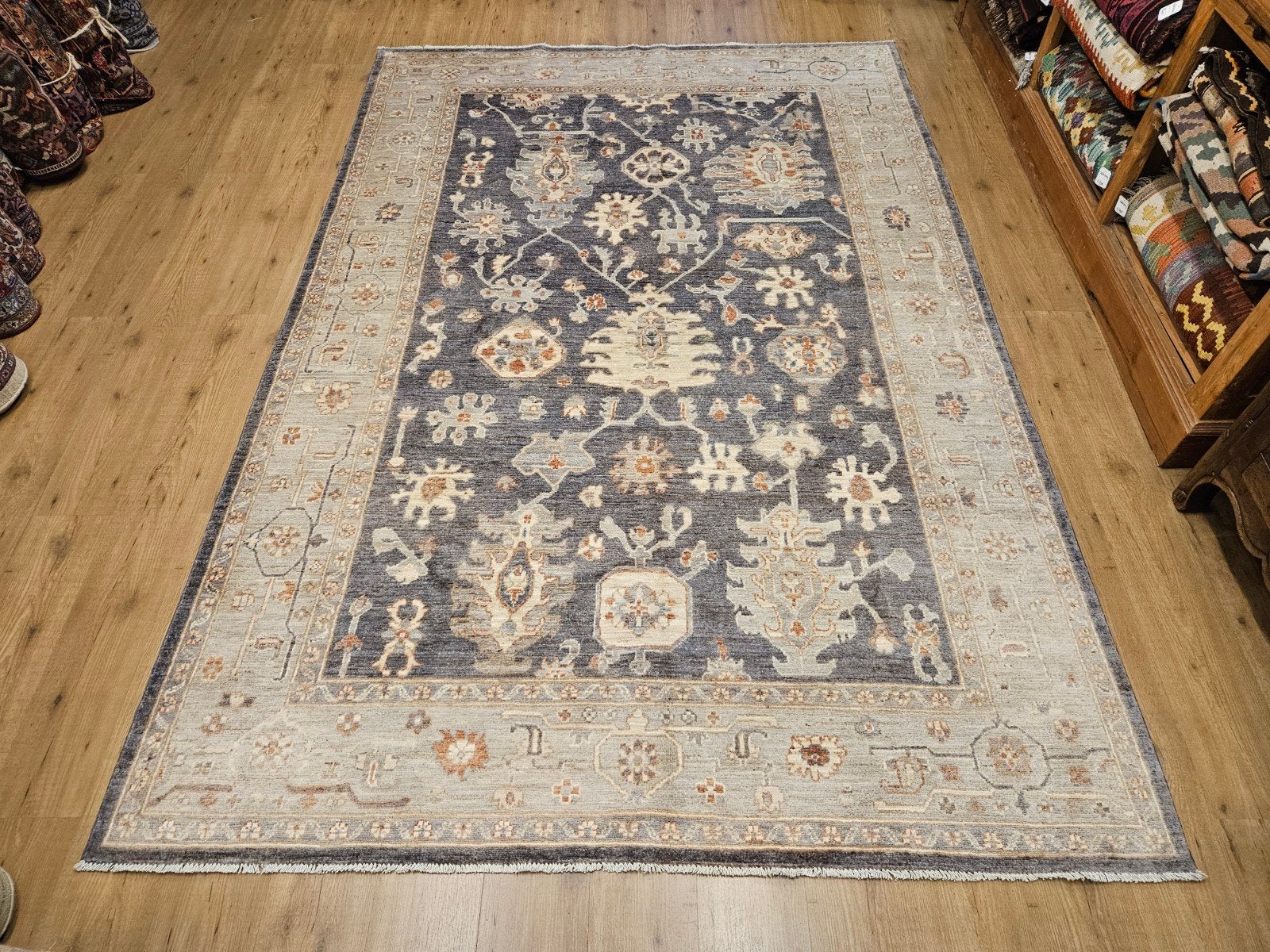 Handgeknoopt oosters tapijt ziegler 299x204, Huis en Inrichting, Stoffering | Tapijten en Kleden, Grijs, Perzisch, Vof Slats Antiek