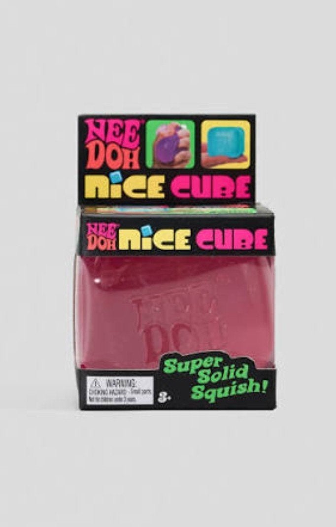 NeeDoh Nice Cube Squishy Stressbal - Super Solid Squish!, Kinderen en Baby's, Speelgoed | Overig, Ophalen of Verzenden