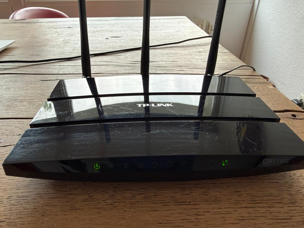 TP Link AC1750 router, Computers en Software, Routers en Modems, Ophalen of Verzenden, Zo goed als nieuw