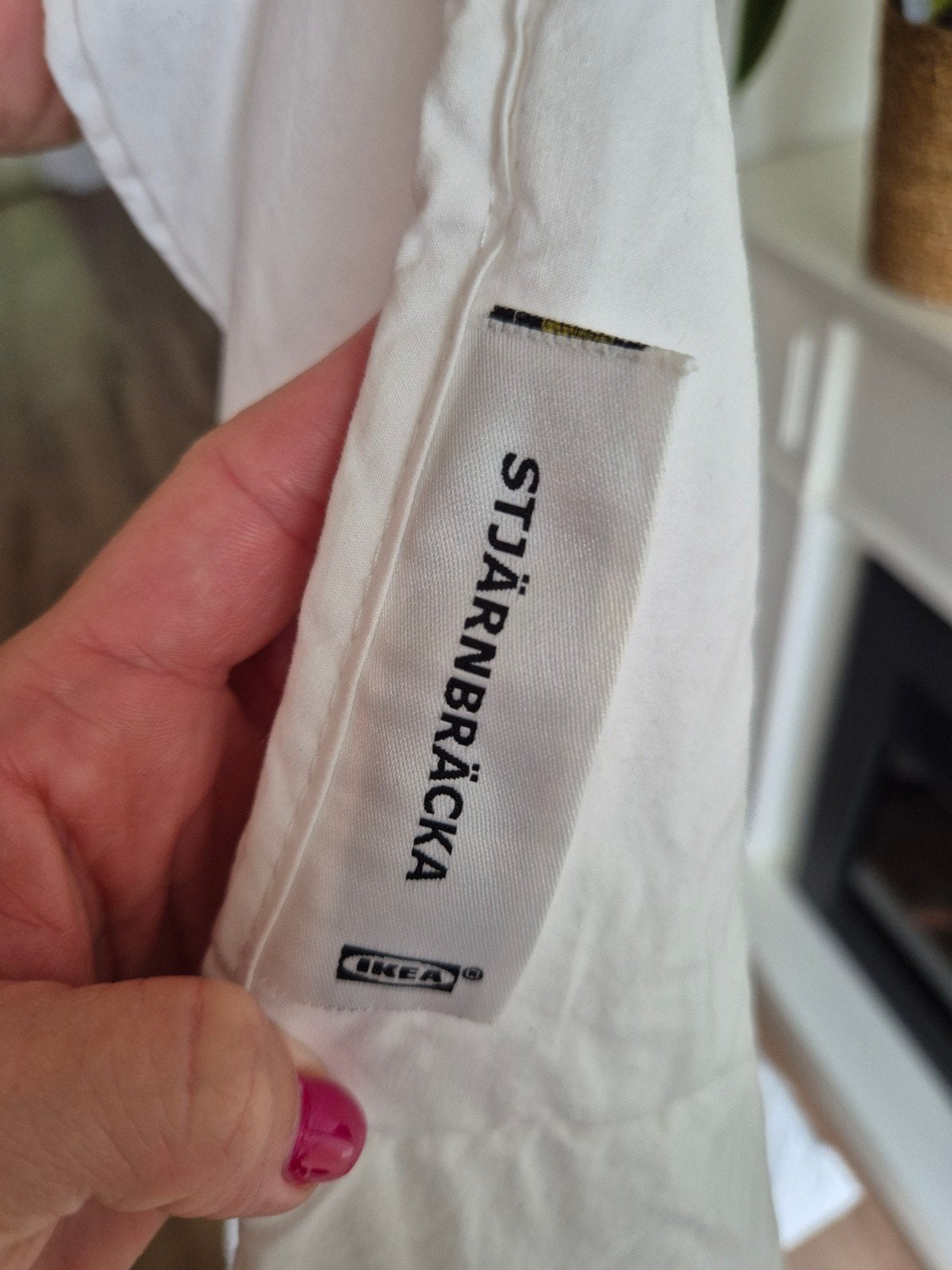 IKEA STJÄRNBRÄCKA dekbed 140x200 nieuwstaat, Eenpersoons, Wit, Dekbedovertrek, Ophalen of Verzenden