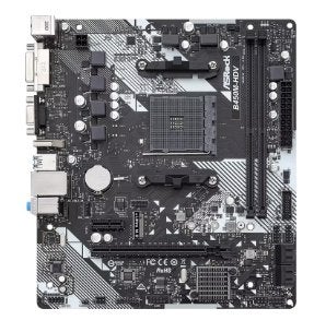ASrock B450M HDV R4.0 Moederbord met Socket AM4, Computers en Software, Ophalen of Verzenden, Gebruikt, DDR4